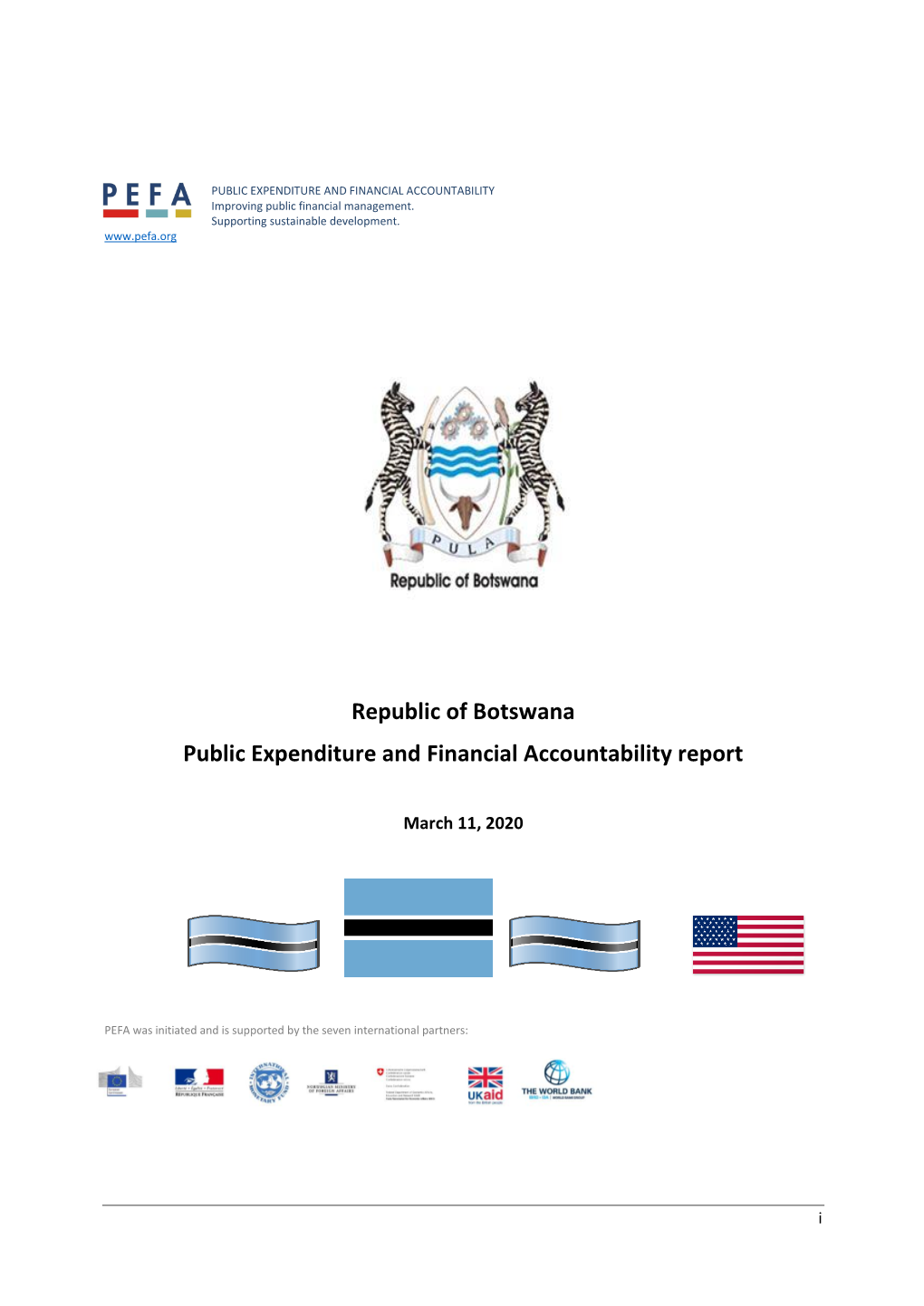 Republic of Botswana Public Expenditure and Financial Accountability Report