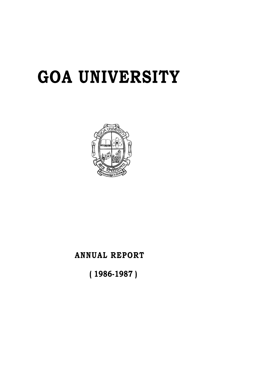 Annual Report ( 1986-1987 )