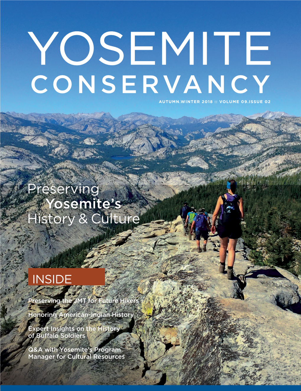 Yosemite Conservancy Autumn.Winter 2018 :: Volume 09.Issue 02