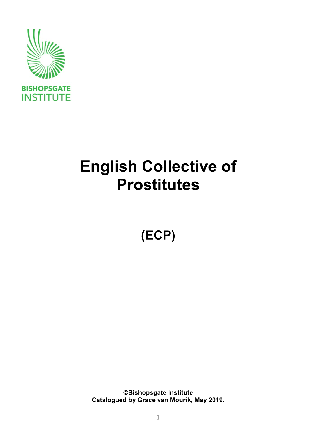 English Collective of Prostitutes