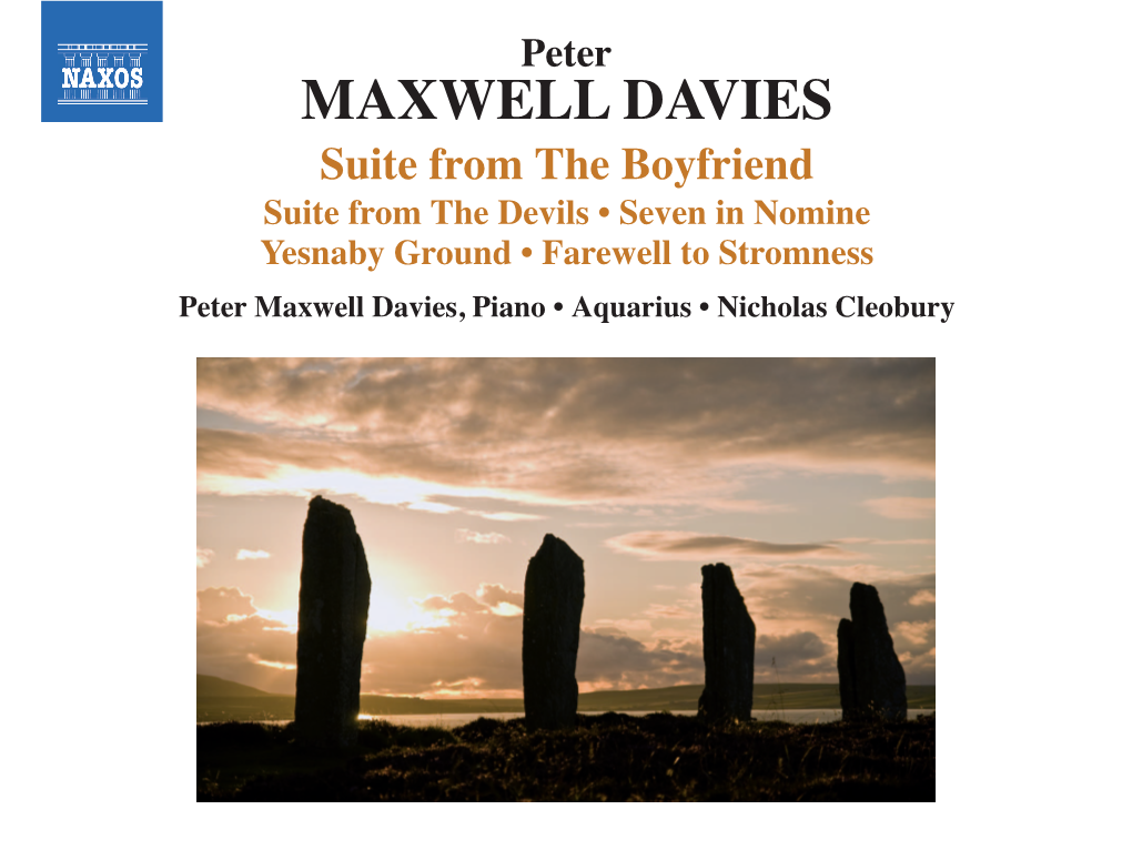 Maxwell Davies