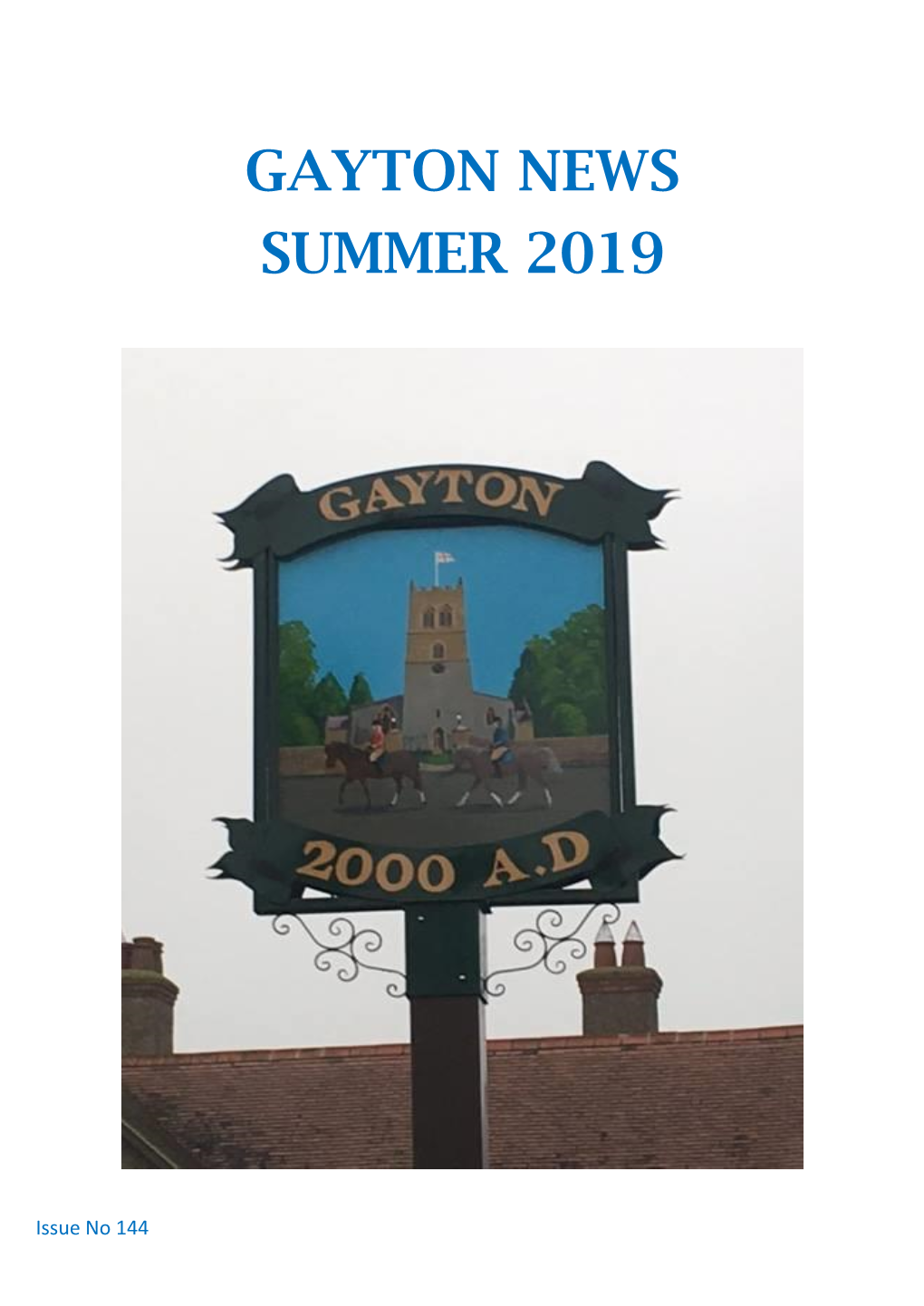 Gayton News Summer 2019