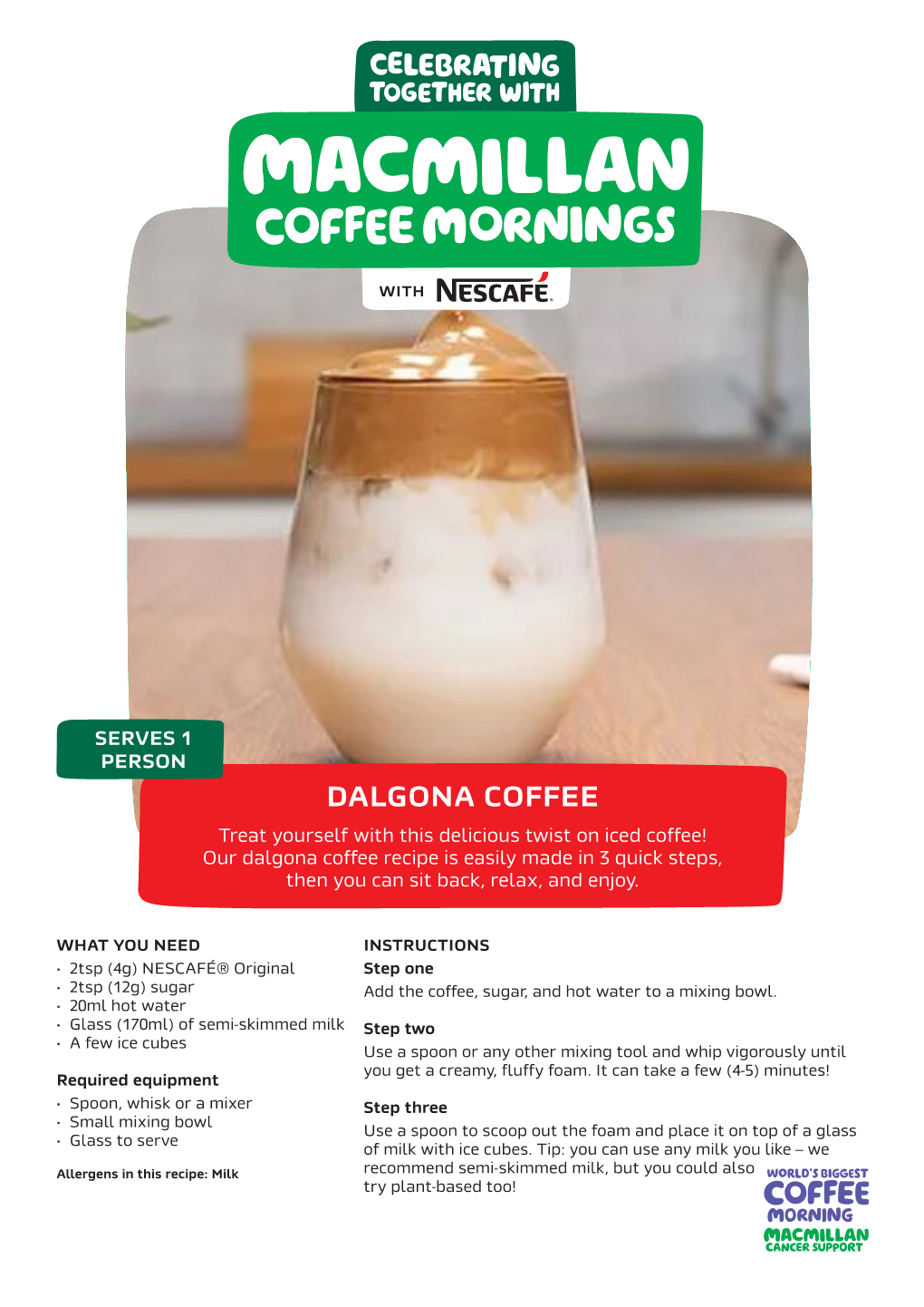 Dalgona Coffee