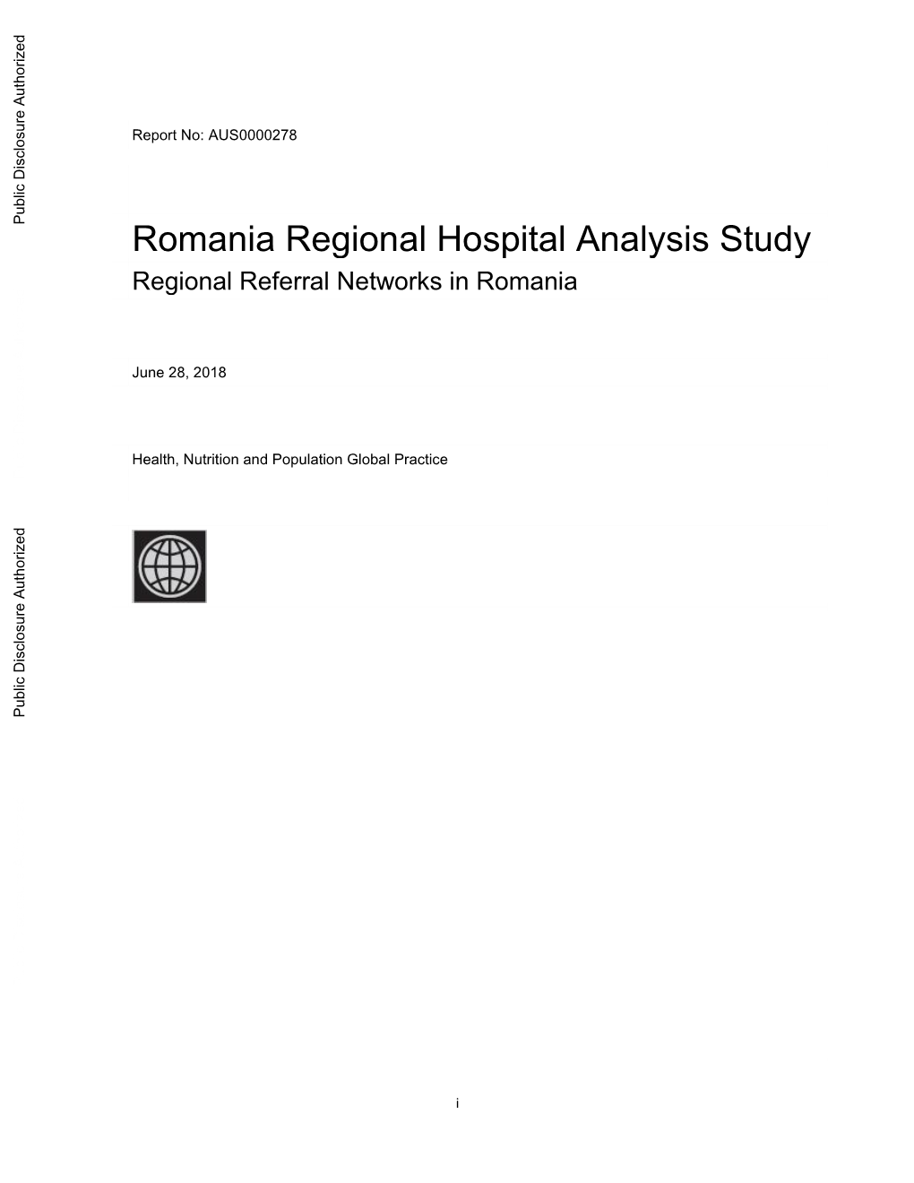 Romania Regional Hospital Analysis Study Regional Referral Networks in Romania