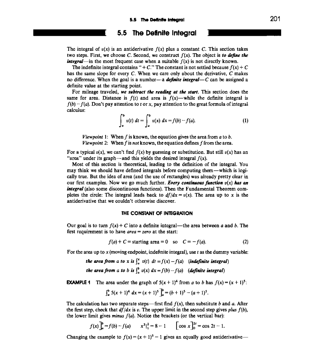 Calculus Online Textbook Chapter 5 Sections 5.5 To