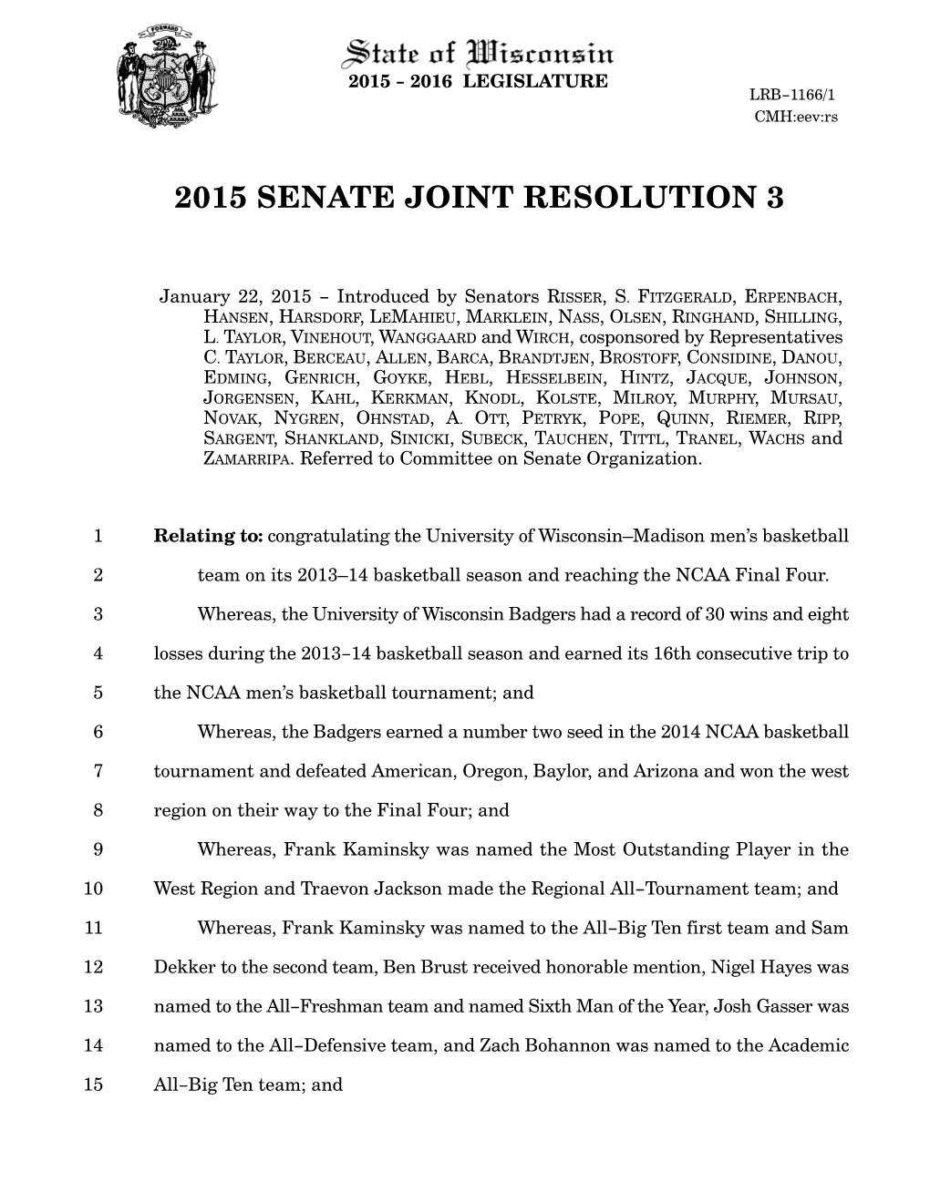 2015 Senate Joint Resolution 3