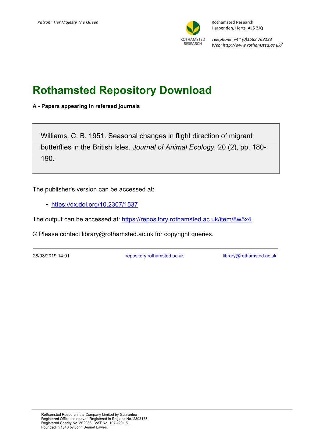 Rothamsted Repository Download