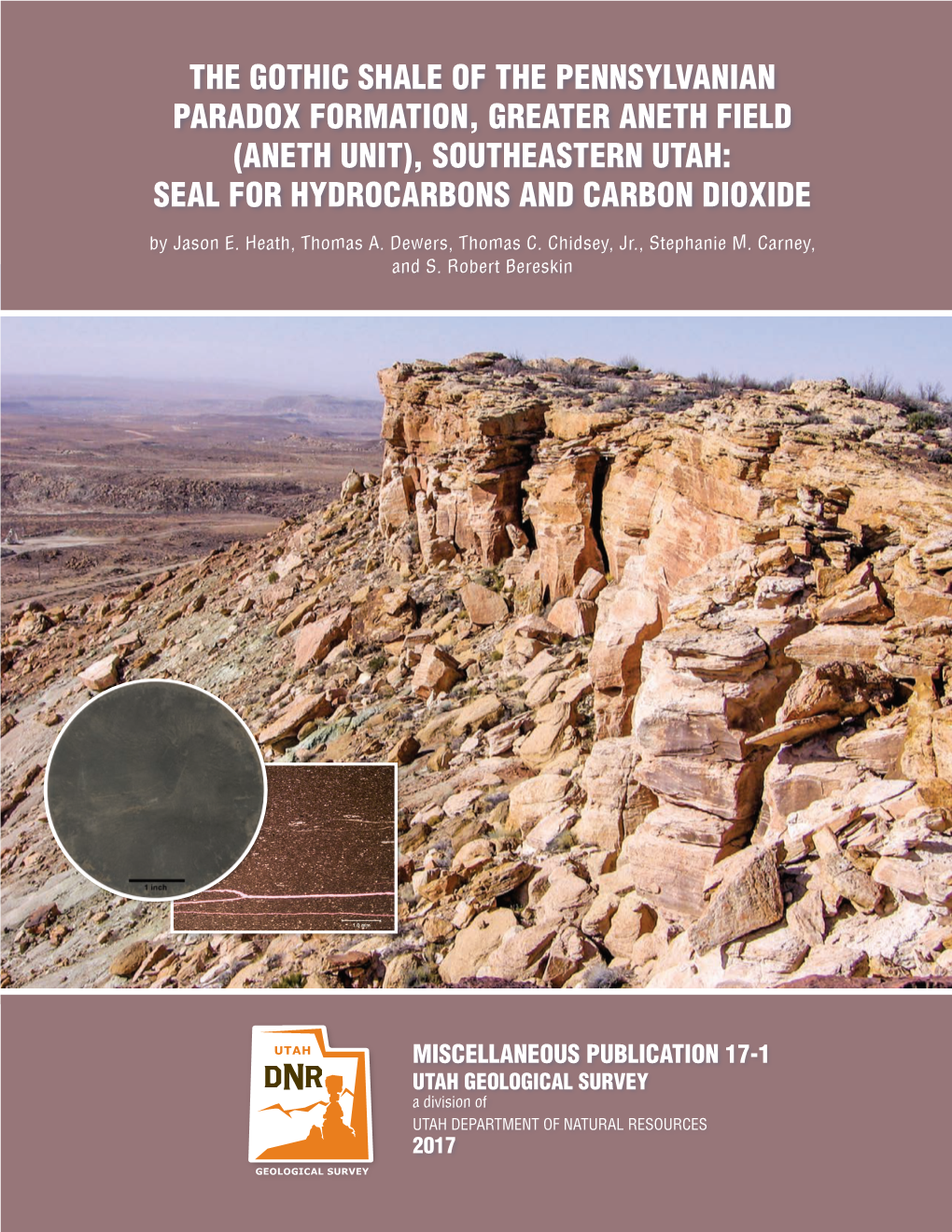 THE GOTHIC SHALE of the PENNSYLVANIAN PARADOX FORMATION, GREATER ANETH FIELD (ANETH UNIT), SOUTHEASTERN UTAH: SEAL for HYDROCARBONS and CARBON DIOXIDE by Jason E