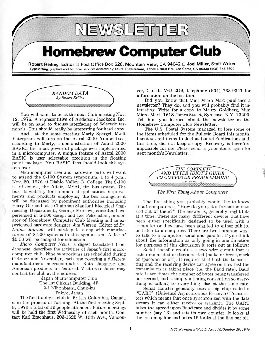 Homebrew Computer Club