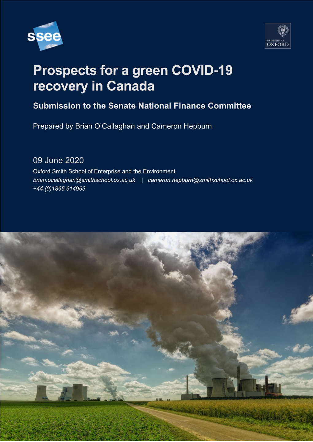 Prospects for a Green COVID-19 Recovery in Canada