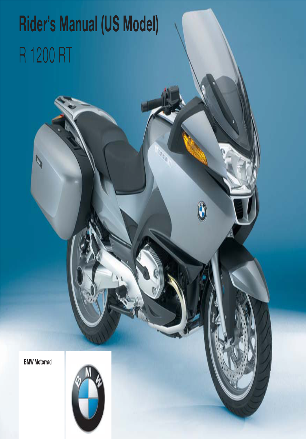 Rider's Manual (US Model) R 1200 RT
