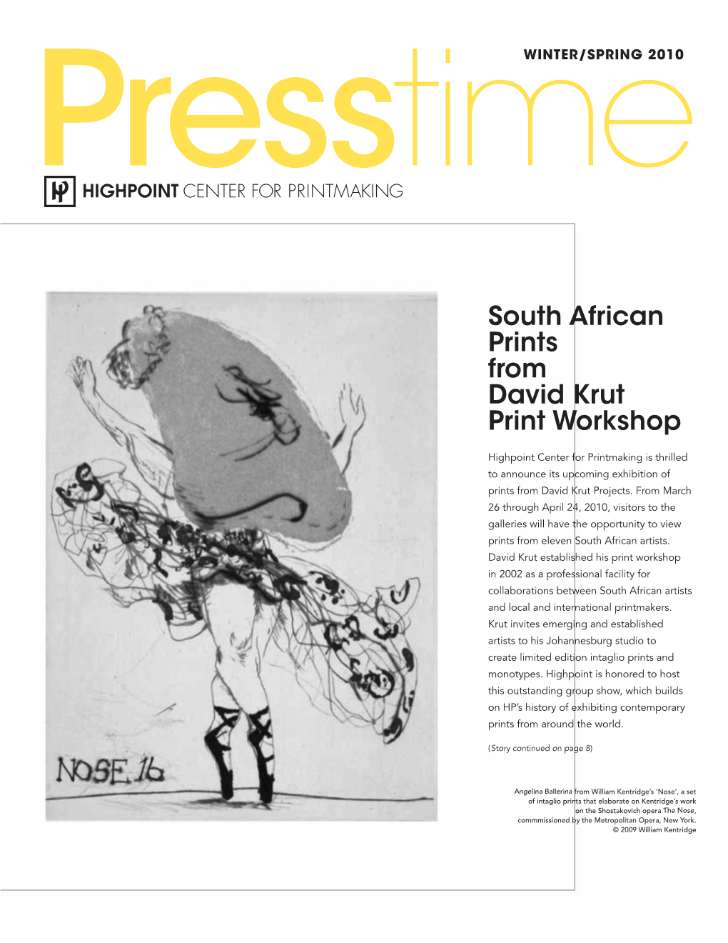 South African Prints from David Krut Print Workshop