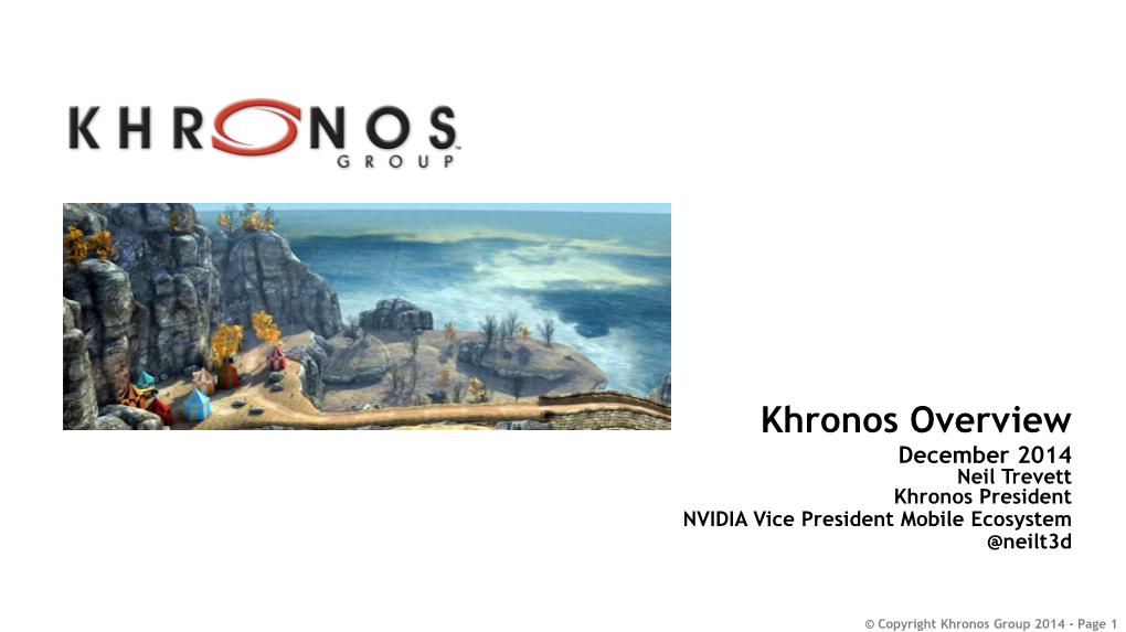 Khronos Overview Dec14