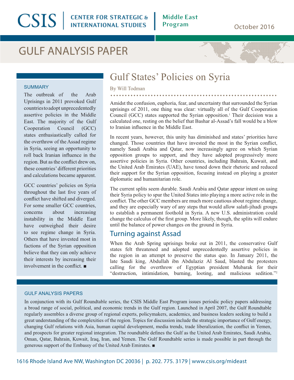 Gulf Analysis Paper