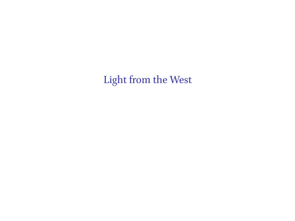 Light from the West Figure: the Upper Limes Germanicus, S