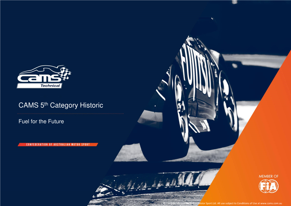 CAMS 5Th Category Historic