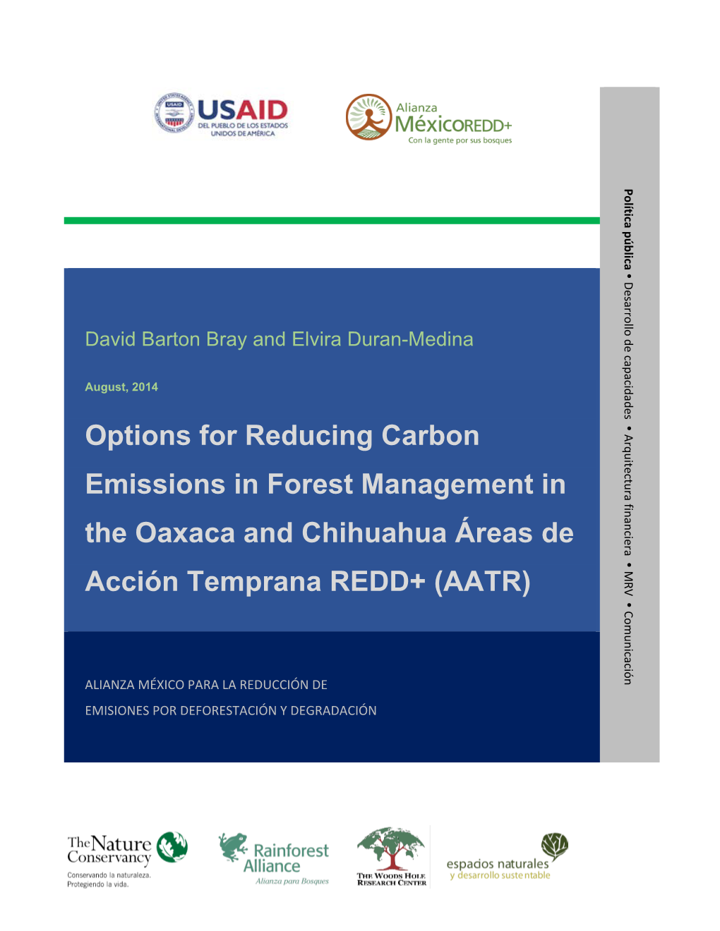 Options for Reducing Carbon Emissions in Forest Management In