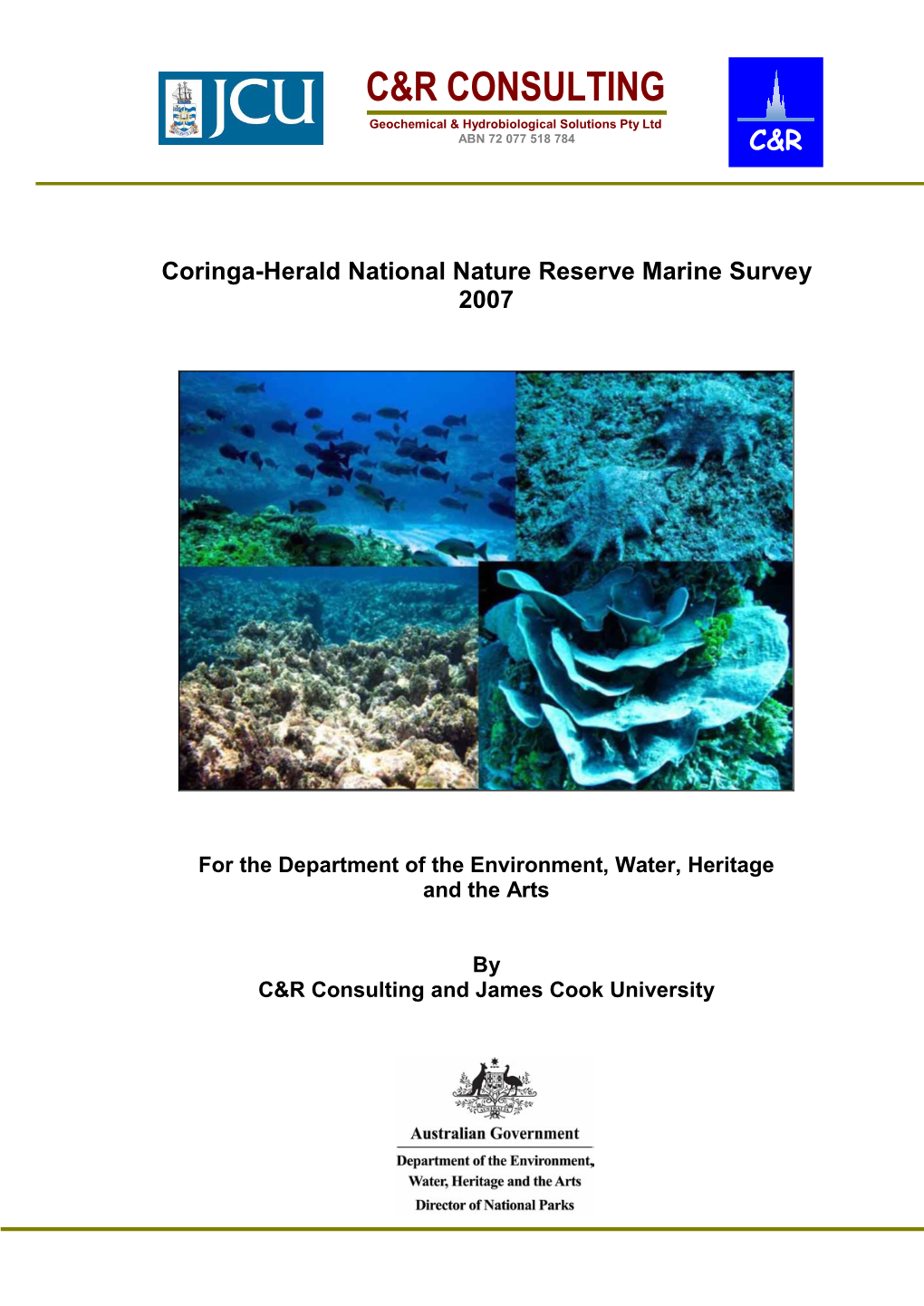 Coringa-Herald National Nature Reserve Marine Survey 2007