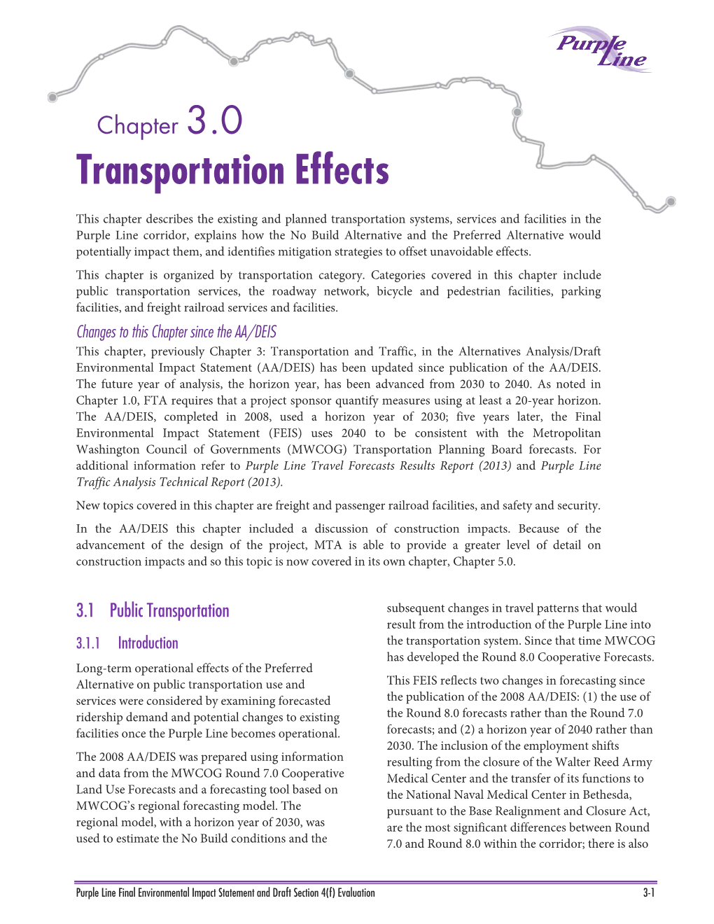 Transportation Effects