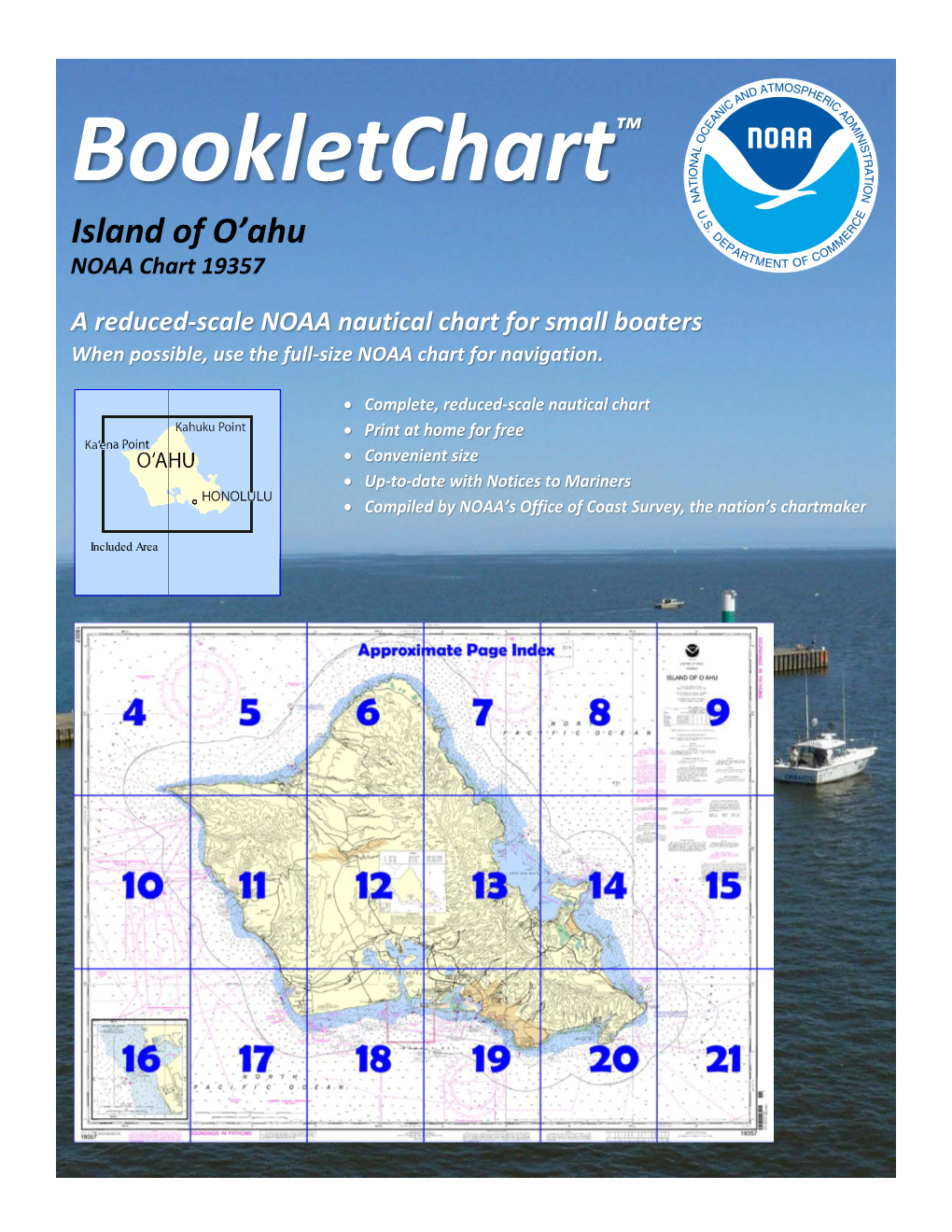 Bookletchart™ Island of O’Ahu NOAA Chart 19357