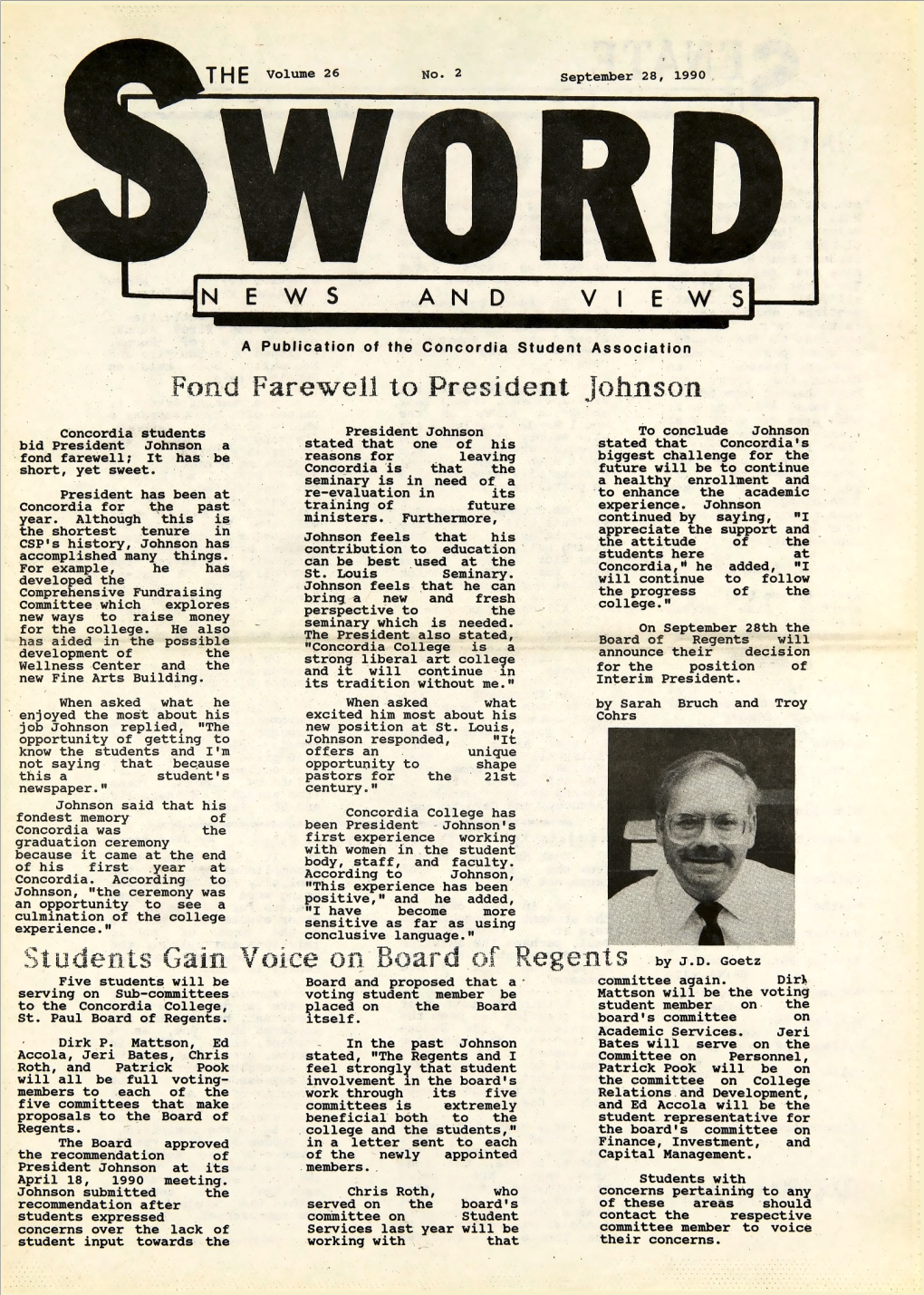 The Sword, September 1990