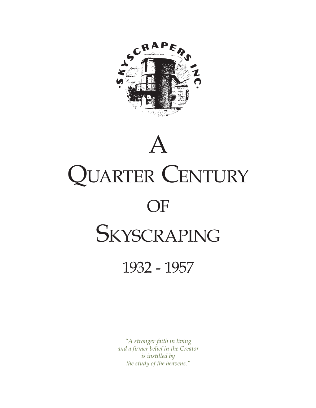 Download a Quarter Century of Skyscraping