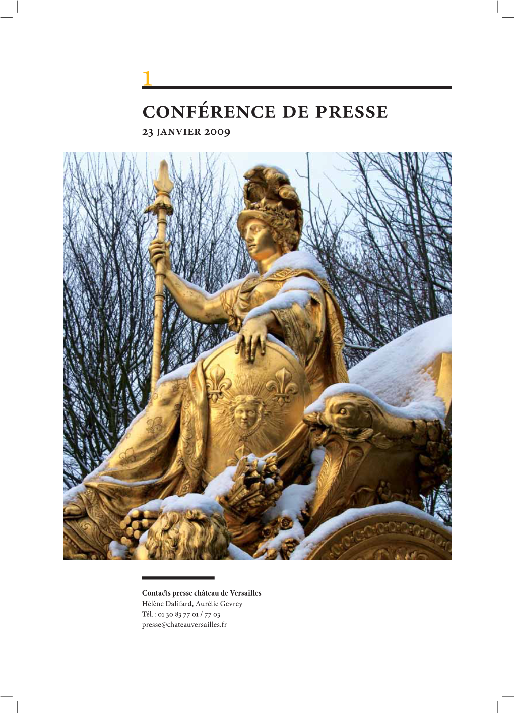 Conférence De Presse 23 Janvier 2009