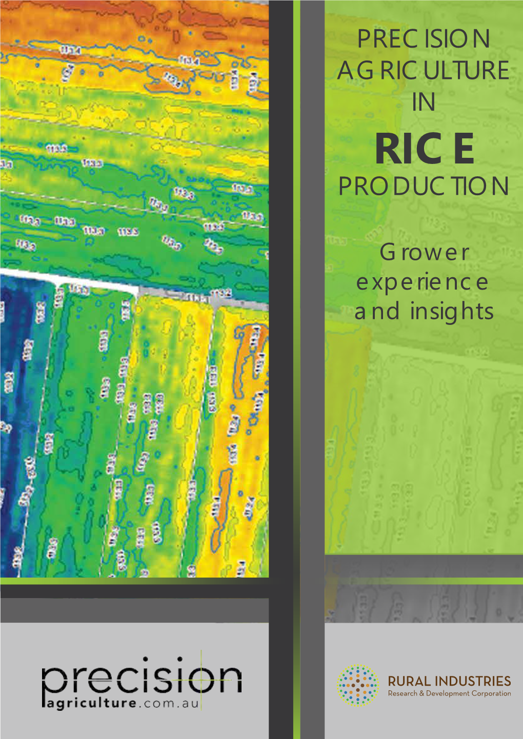 Precision Agriculture in Rice Production