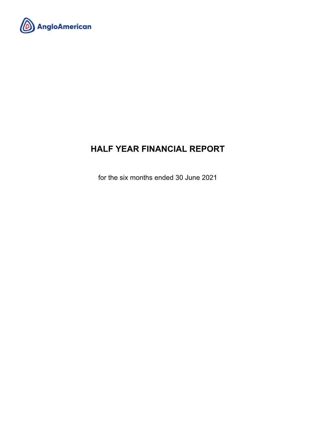 Half Year Financial Report