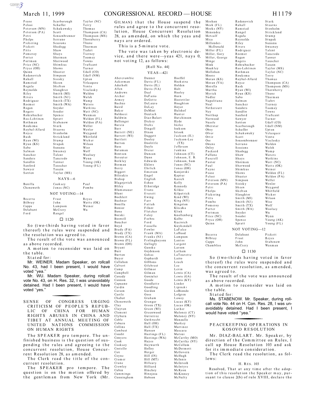 Congressional Record—House H1179