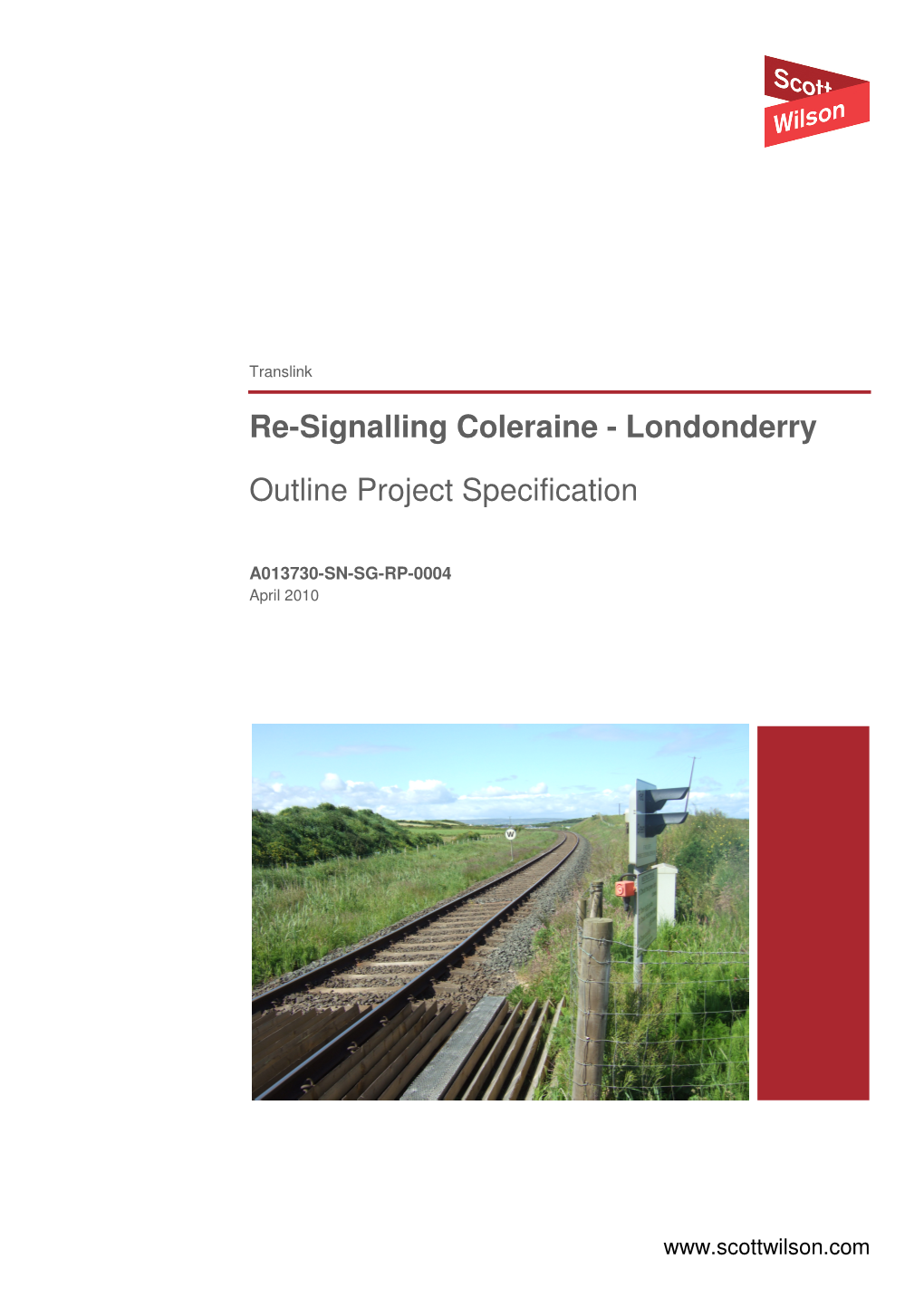 Re-Signalling Coleraine - Londonderry