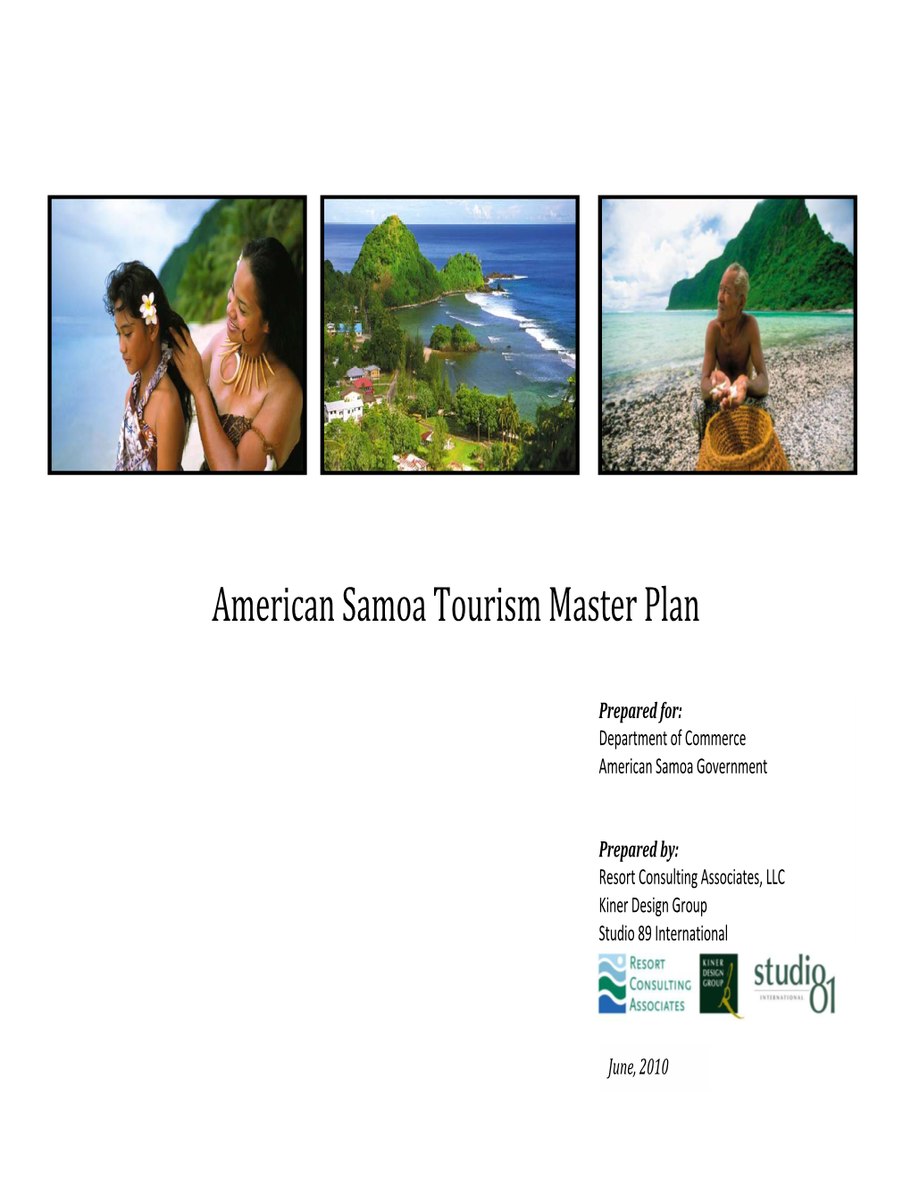 American Samoa Tourism Master Plan