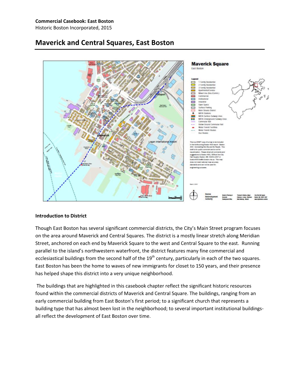 Maverick and Central Squares, East Boston