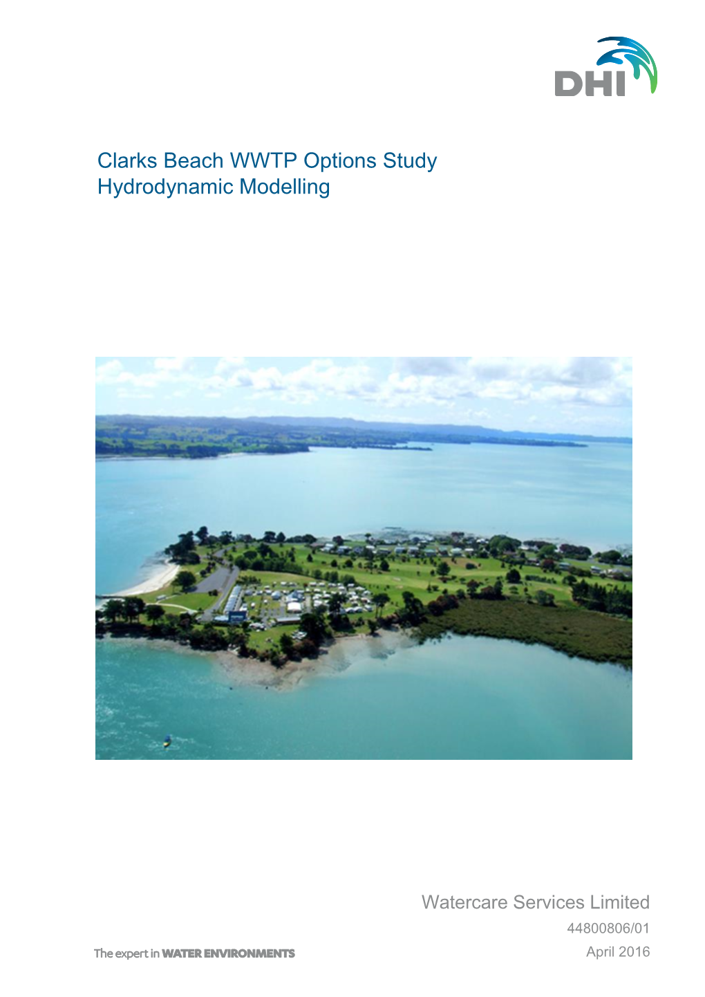 Clarks Beach WWTP Options Modelling