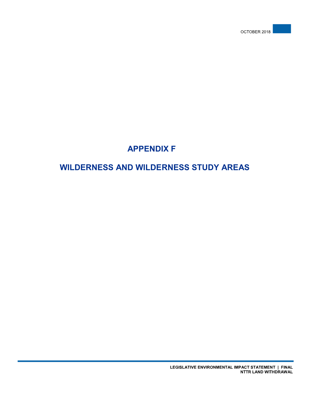 Wilderness and Wilderness Study Areas