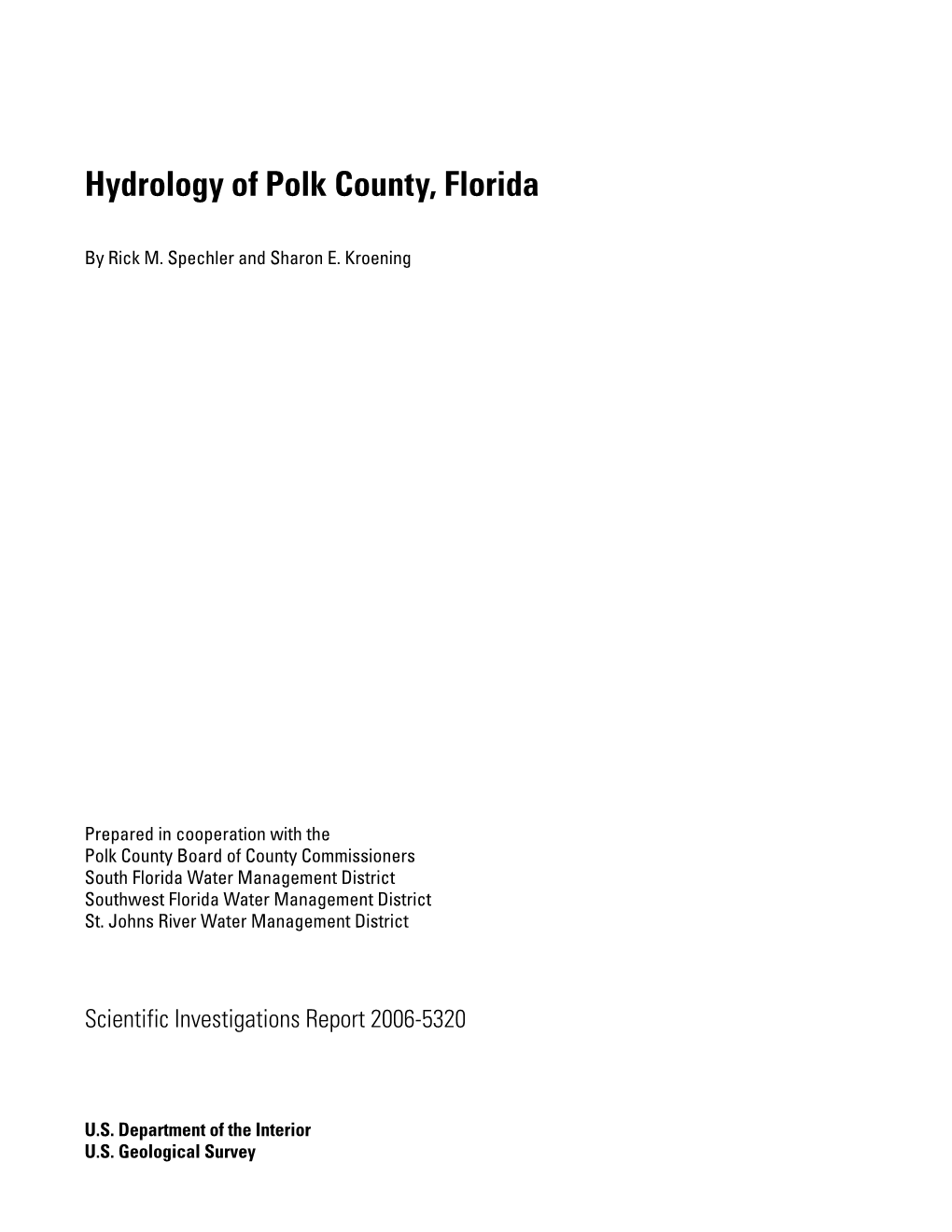 Hydrology of Polk County, Florida