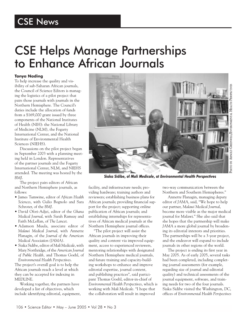 CSE Helps Manage Partnerships to Enhance African Journals