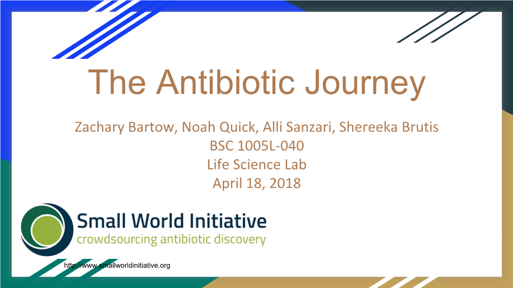 The Antibiotic Journey