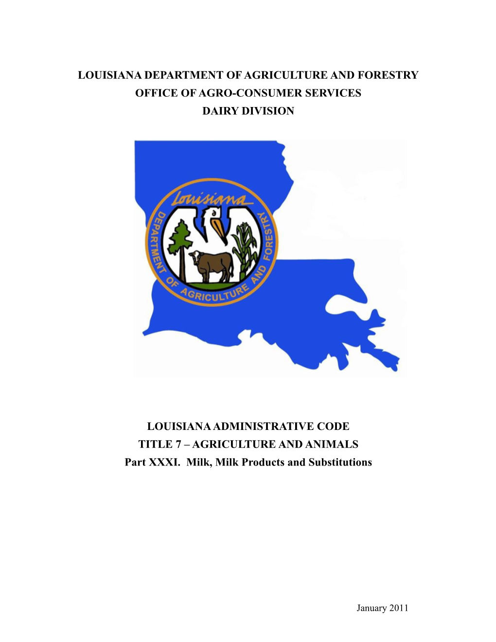 Louisiana Department of Agriculture and Forestry