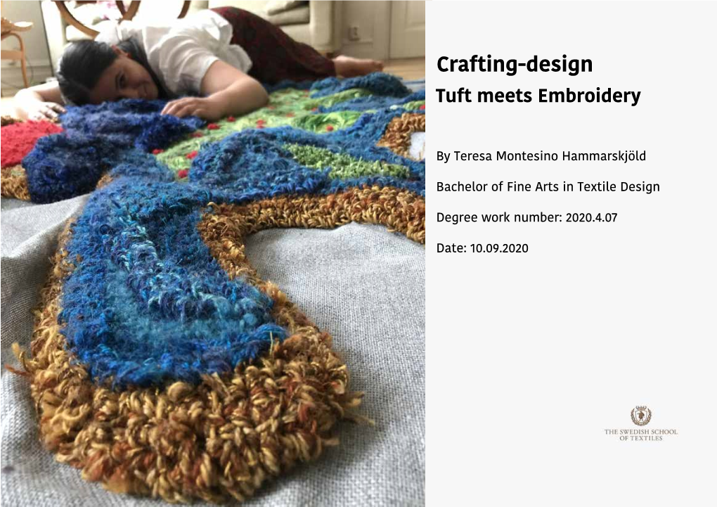 Crafting-Design Tuft Meets Embroidery