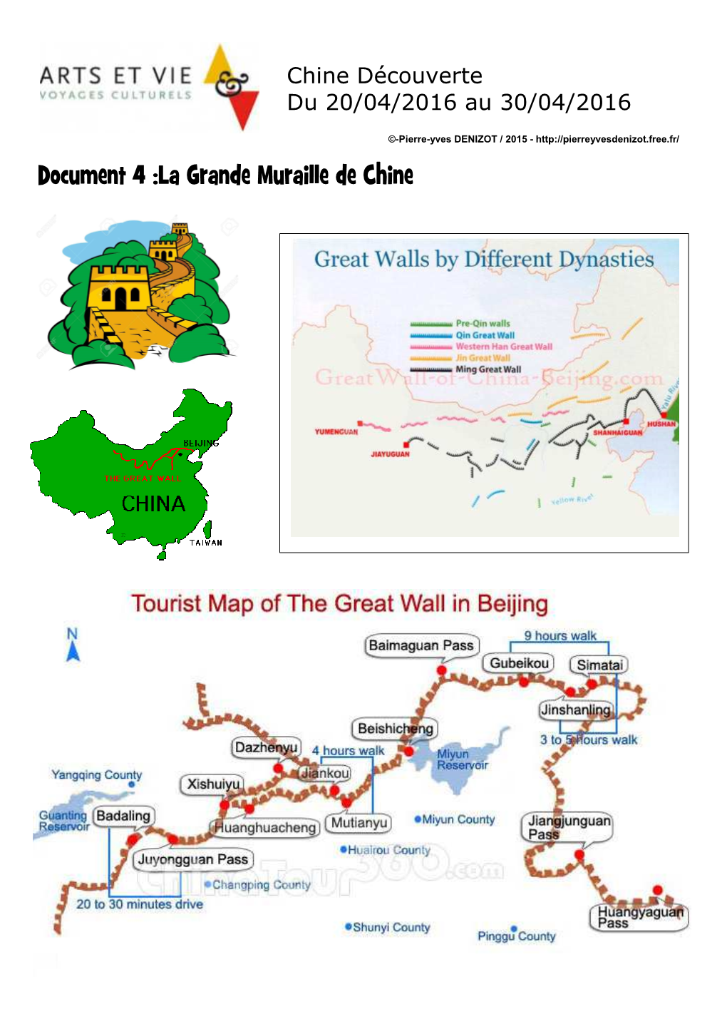 Document 4 :La Grande Muraille De Chine