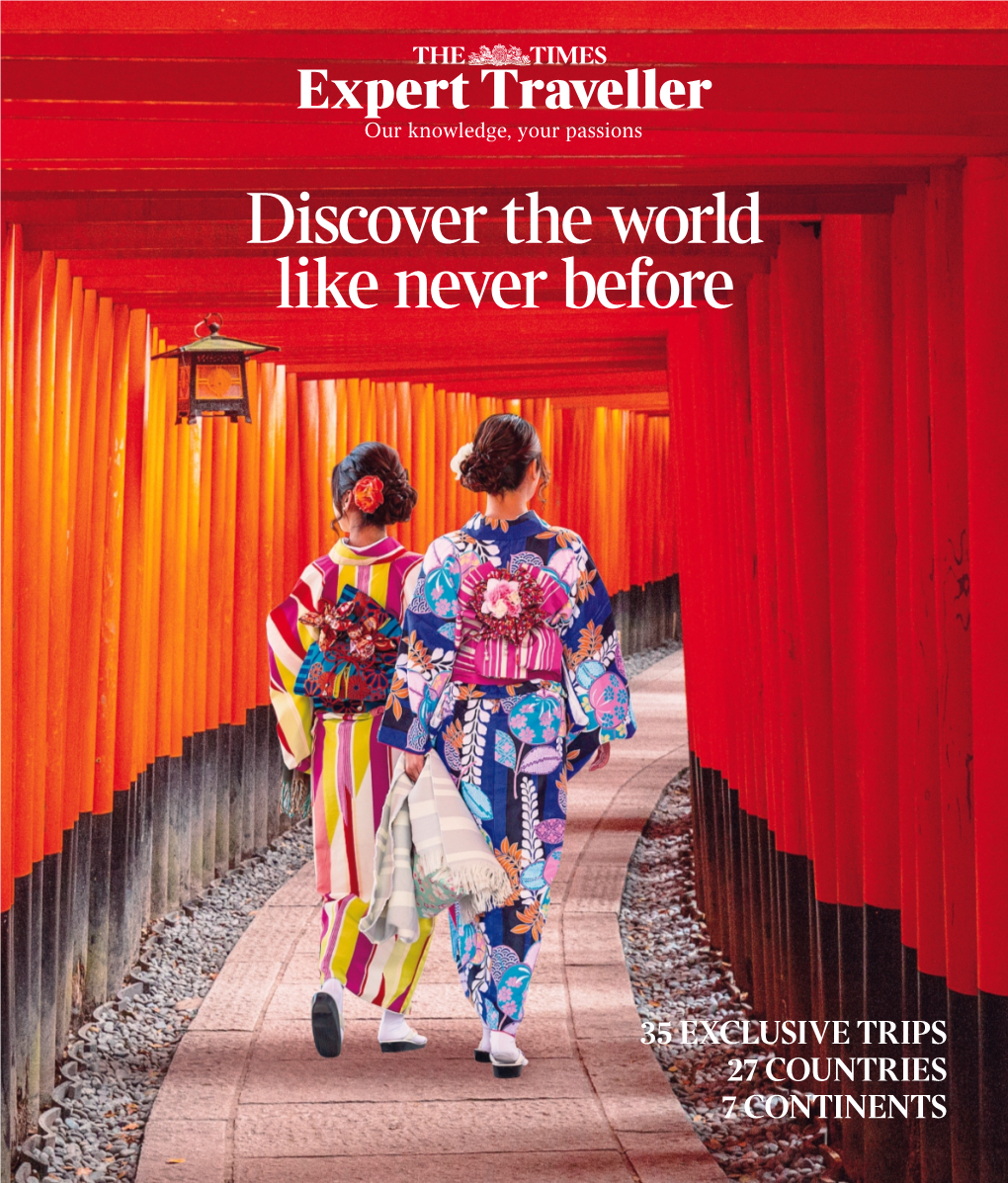 Times Expert Traveller Brochure Here