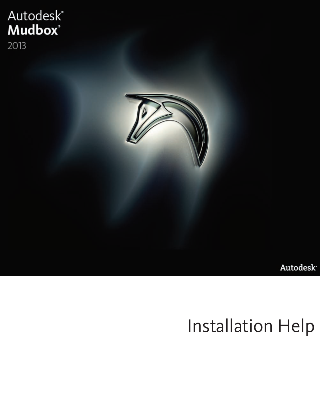 Installation Help Autodesk® Mudbox® 2013