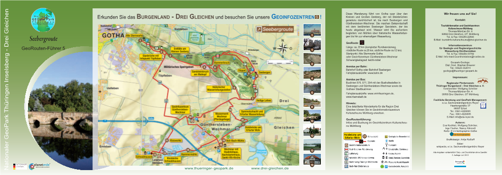 Seebergroute Erkunden Siedas B URGENLAND -D REI G LEICHEN Geopark.De