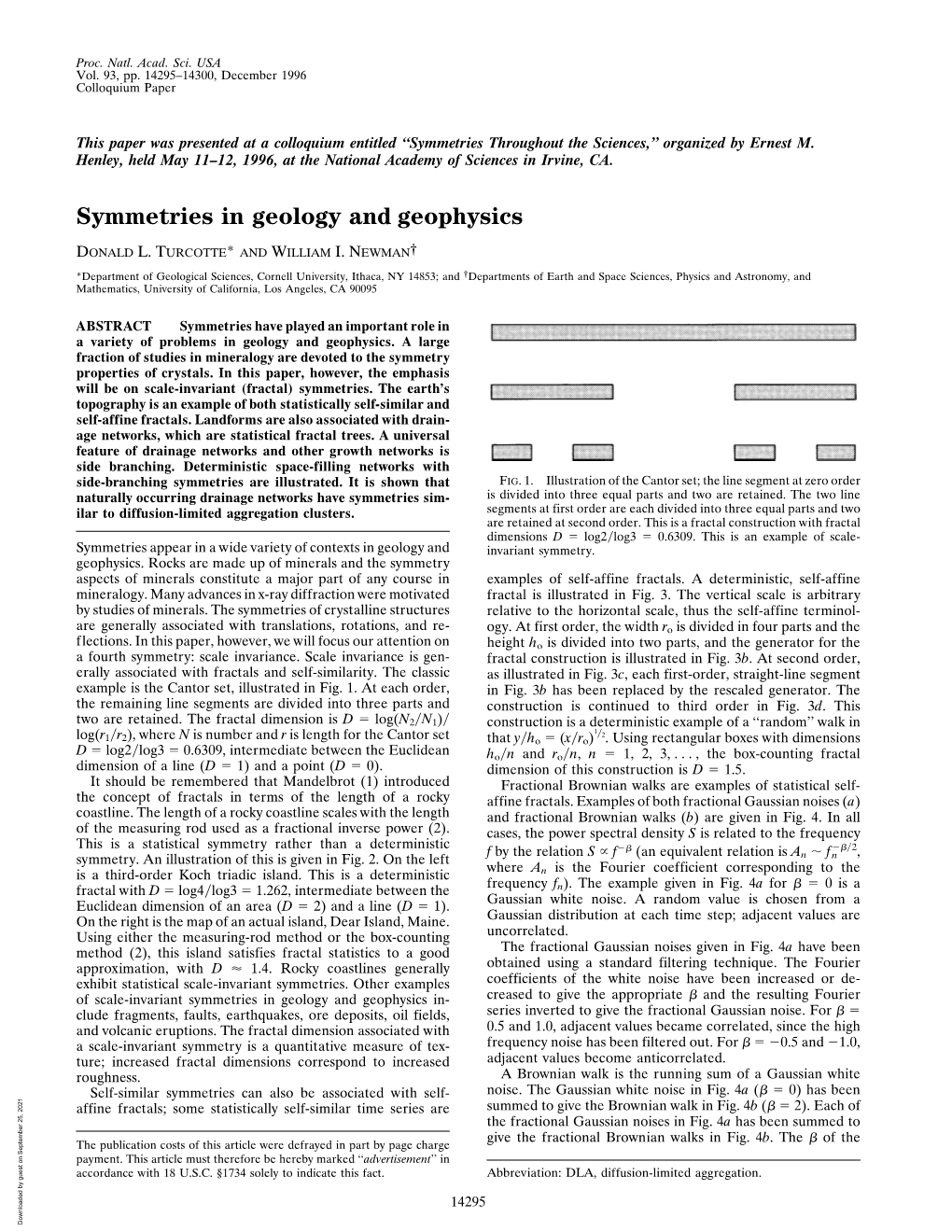 Symmetries in Geology and Geophysics