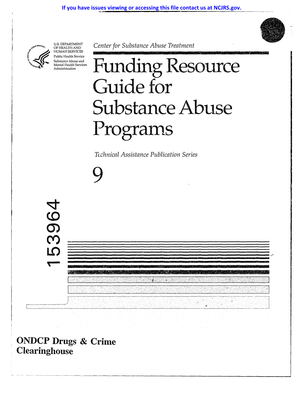 Funding Resource Substance Abuse Programs