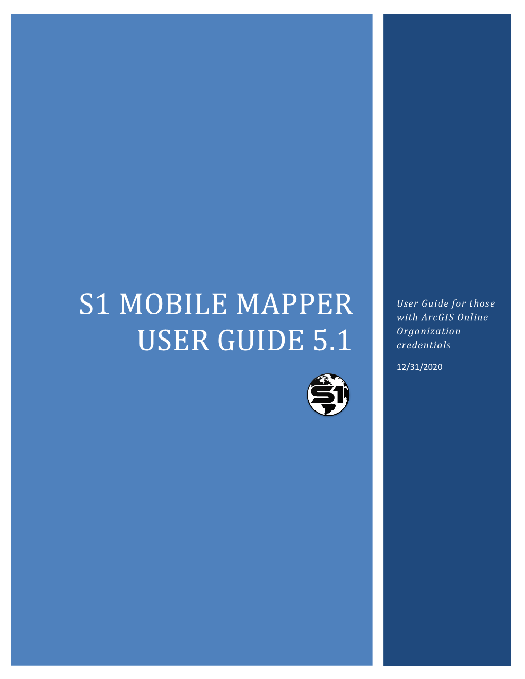 S1 Mobile Mapper User Guide 5.1