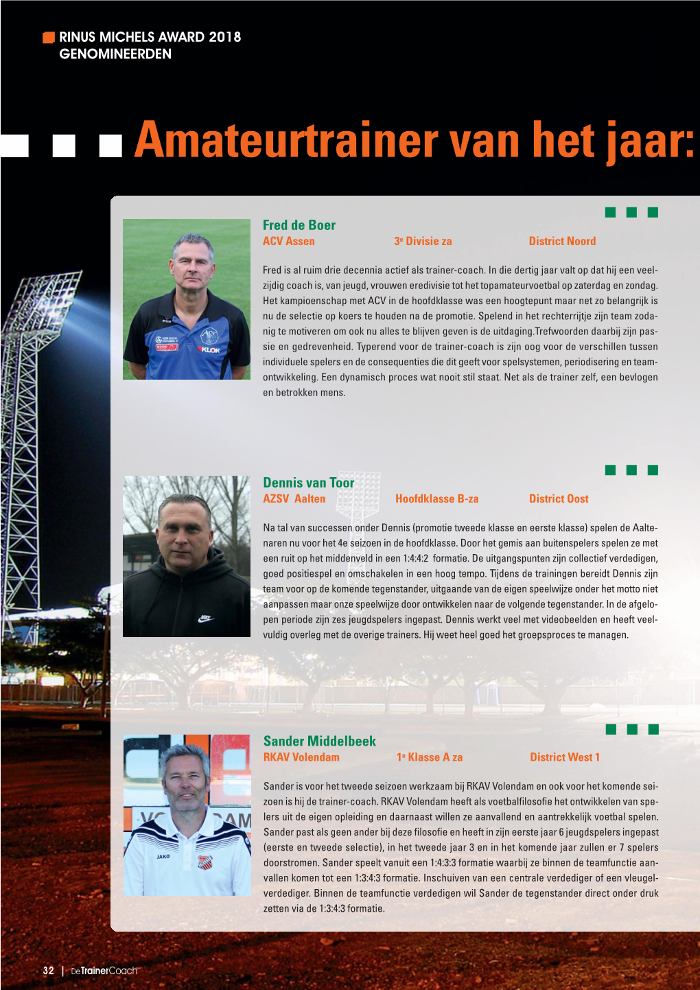 Amateurtrainer Van Het Jaar