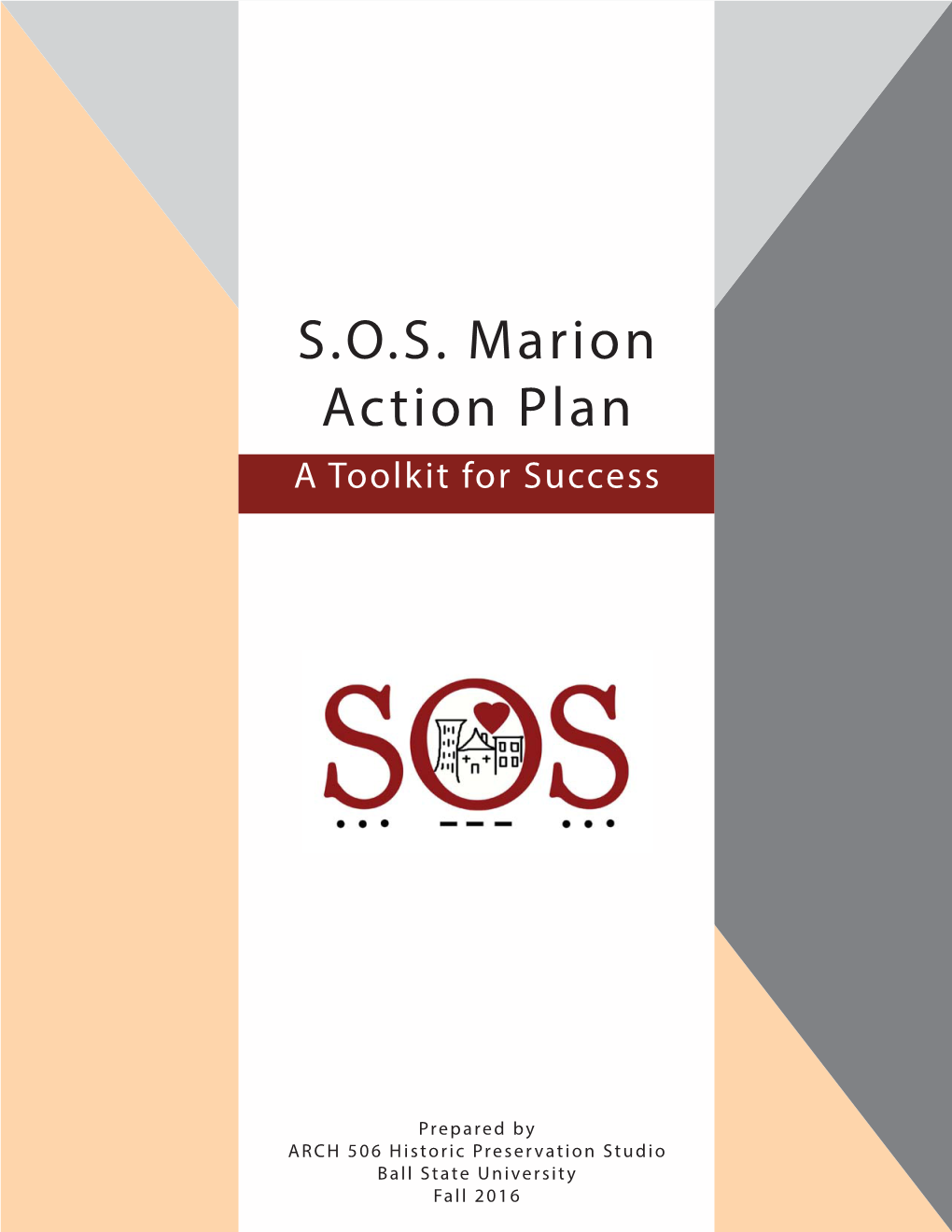 S.O.S. Marion Action Plan a Toolkit for Success