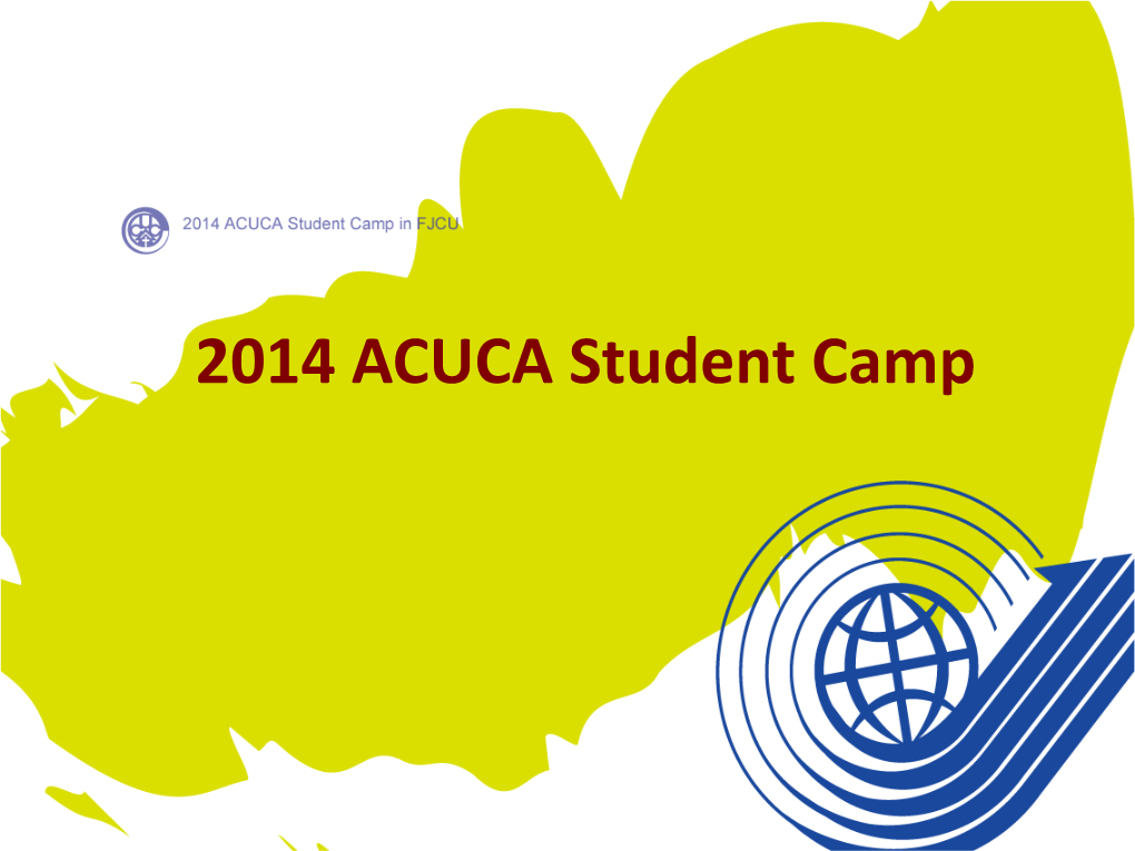 2014 ACUCA Student Camp